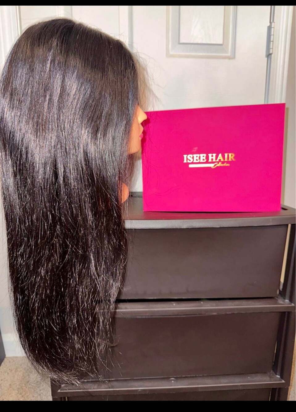 ISEE HAIR 9x6 Skin lace 18 inch wig